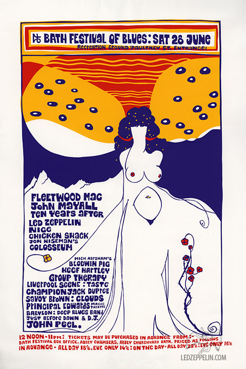 Bath Festival 1969 poster