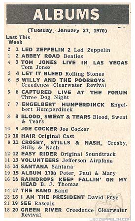 1970-01-27 UK Album Chart