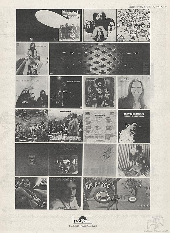 1970 Polydor distributor Ad