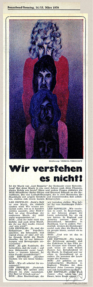 Hamburg 1970 press