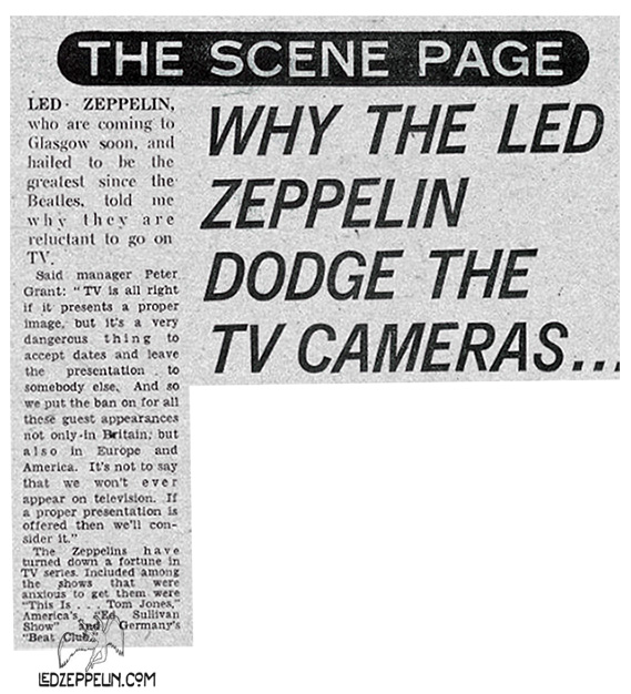 Why Zeppelin Dodge TV (Jan. 1970)