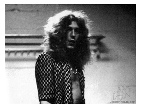 Robert Plant - backstage 1973