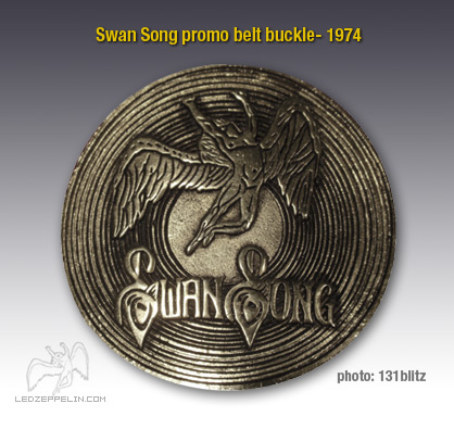 Swan Song - promo belt buckle 1974