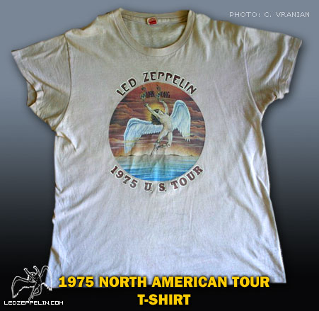 N. American Tour '75 t-shirt