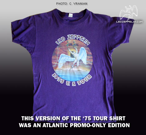 1975 Tour Promo t-shirt