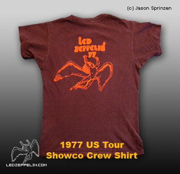 1977 Tour Crew Shirt