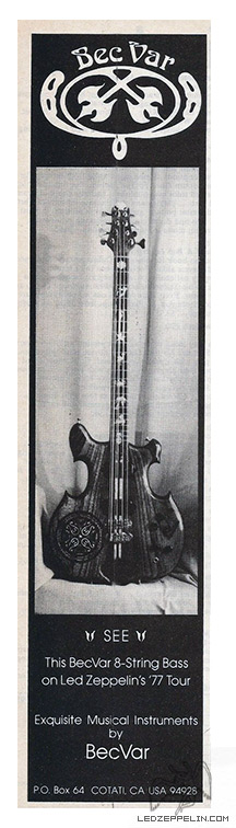 Bec-Var 8-string bass Ad