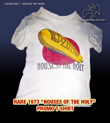 Houses of the Holy - 1973 promo t-shirt