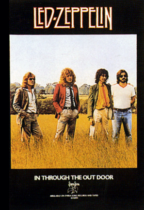 In Through the Out Door - 1979 promo poster