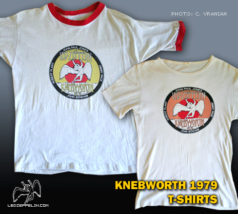 Knebworth '79 t-shirts