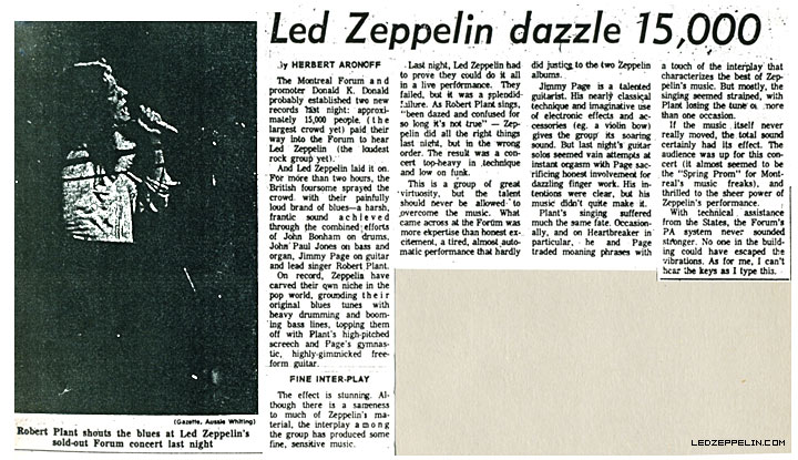 Montreal 1970 review (Gazette)