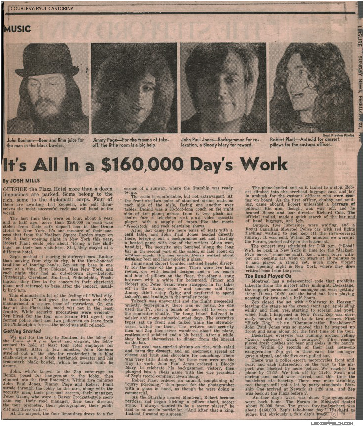 NY - Montreal 1975 press (2-23-75)
