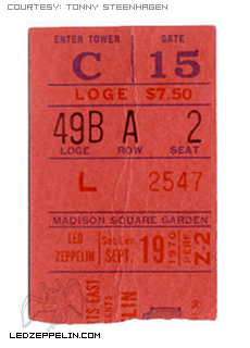 NY 9.19.70 ticket
