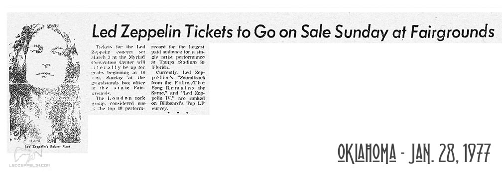 Oklahoma 1977 - tickets (press)