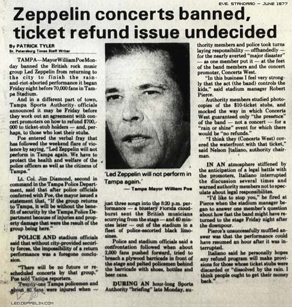 Tampa 1977 - press (banned)