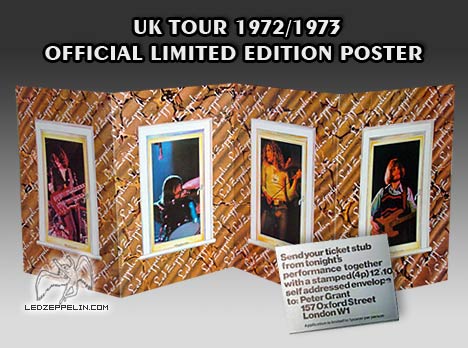 UK '72/'73 Ltd Ed.Official Poster