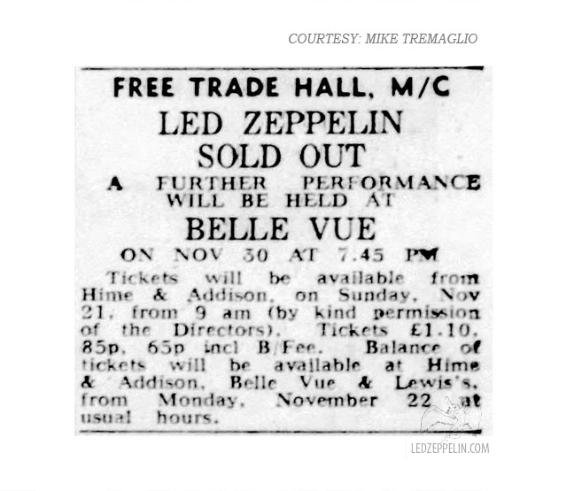 Manchester 1971 Sold Out - King's Hall Belle Vue Added