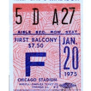 Chicago 1.20.75 ticket