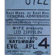 Indianapolis '70 ticket