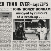 John Bonham interview (NME 6-70)