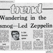 Leeds 1970 - Wandering In Smog (review)