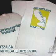 1972 Concerts West crew t-shirt