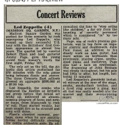New York (MSG) 7-27-73 review