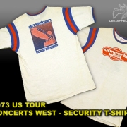 USA 1973 - Concerts West security t-shirt