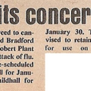 UK 1973 Tour - dates postponed