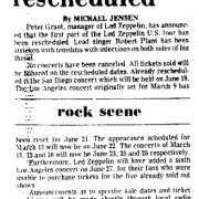LA '77 Dates Rescheduled