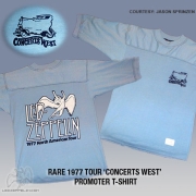 1977 Tour - Concerts West Promoters t-shirt