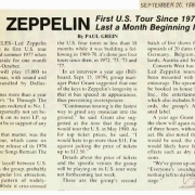 Sept. 1980 Tour - press