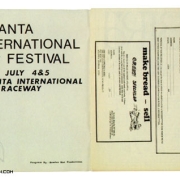 Atlanta Pop Fest '69 programme