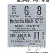 Baltimore 1972 (ticket)