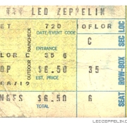 Boston '73 ticket