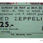 Brussels '72 ticket