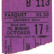Carnegie Hall '69 ticket (2)