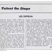 Carnegie Hall 1969 review (Cashbox)