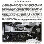Central Park 1969 - press