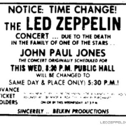 Cleveland '70 Time change