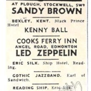 Cooks Ferry Inn ad 1969