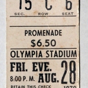 Detroit 1970 ticket