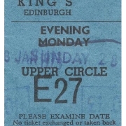 Edinburgh 1973 ticket