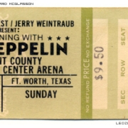Fort Worth '77 ticket