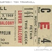 Houston 1969 - ticket stub