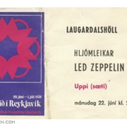 Iceland '70 ticket