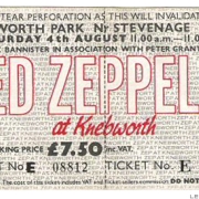 Knebworth '79 ticket