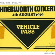 Knebworth 8-4-79 vehicle pass