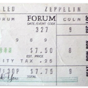 L.A. '75 ticket