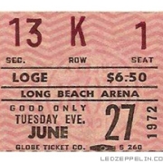 Long Beach '72 ticket